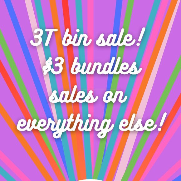 3T sale ... coming soon! - Picture 1 of 1